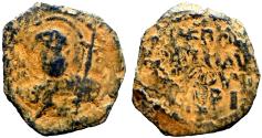 Ancient Coins - Crusader States, Principality of Antioch. Tancred. Regent AE23 Follis