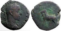 Ancient Coins - Philip II AE27 Sestertius. Moose