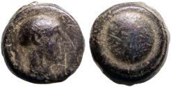 Ancient Coins - Uncertain. Black Sea Region(?) AE9 Athena / Shield