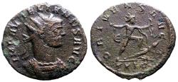 Ancient Coins - Aurelian AE22 Antoninianus. Sol w. captive