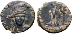 Ancient Coins - Arcadius AE15 Follis. Constantinopolis. Cyzicus