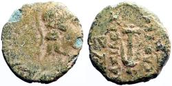 Ancient Coins - Seleukid kings. Seleukos II Kallinikos AE9.5 Athena / Anchor