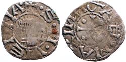 World Coins - France. Archbishop of Vienna, Anonymous AR17 Denier