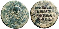 Ancient Coins - Anonymous Follis attrib to Basil II & Constantine VIII AE33 Follis  Class A2