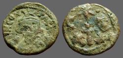 Ancient Coins - Constans II AE19 Half Follis Carthage.