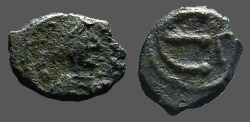 Ancient Coins - Justin I AE13  Pentanummium E gamma officiana
