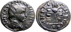 Ancient Coins - Gallienus AE22 Pisidia, Antioch.  Aquila between two signa