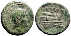 Ancient Coins - Roman Republic Anonymous AE16 Quartuncia