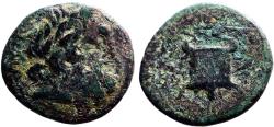 Ancient Coins - Syria. Pseudo-autonomous issue. Antioch AE18 Zeus / Altar