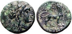 Ancient Coins - Ionia, Miletos AE11 Apollo / Lion & star