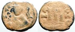Ancient Coins - Arab-Byzantine. AE20 Fals, Emesa. Umayyad Caliphate.