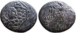 Ancient Coins - Pontos, Amisos AE23 Aegis with facing head of Gorgon at center