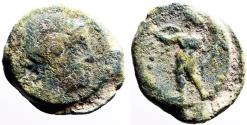 Ancient Coins - Spain, Corduba AE20 Quadrans.  Venus / Winged Eros