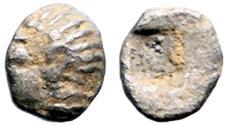 Ancient Coins - Asia Minor Uncertain AR4 Tetartemorion