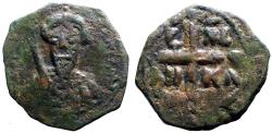 Ancient Coins - Principality of Antioch. Tancred. Regent AE19 Follis. Cross