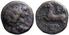 Ancient Coins - Pisidia, Termessus Maior AE15 Zeus / Horse galloping