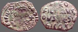 Ancient Coins - Theophilus AE28 Follis. Constantinople mint.