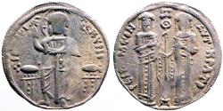 Ancient Coins - Andronicus II Palaeologus & Michael IX AR21 Basilikon