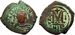 Ancient Coins - Heraclius AE30 Follis. Nikomedia.  year 1