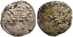 World Coins - France. Henry III,  AR26 Billon Gros of 3 Blancs   1574-89