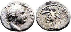 Ancient Coins - Vespasian AR14 Hemidrachm. Cappadocia, Caesarea. Nike