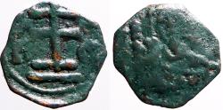 Ancient Coins - Alexius I Comnenus AE14 Tetarteron. Patriarchal cross