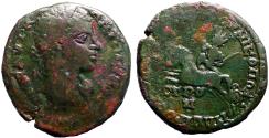 Ancient Coins - Caracalla AE26 Nicopolis ad Istrum. Sol in quadriga