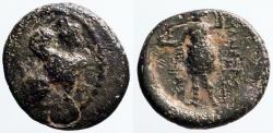 Ancient Coins - Pamphylia, Perge  AE16 Sphinx / Artemis