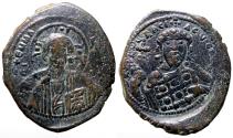 Ancient Coins - Constantine X AE31 Follis. Christ. Constantinople