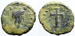 Ancient Coins - Arcadius AE11 Nummus.  Cross