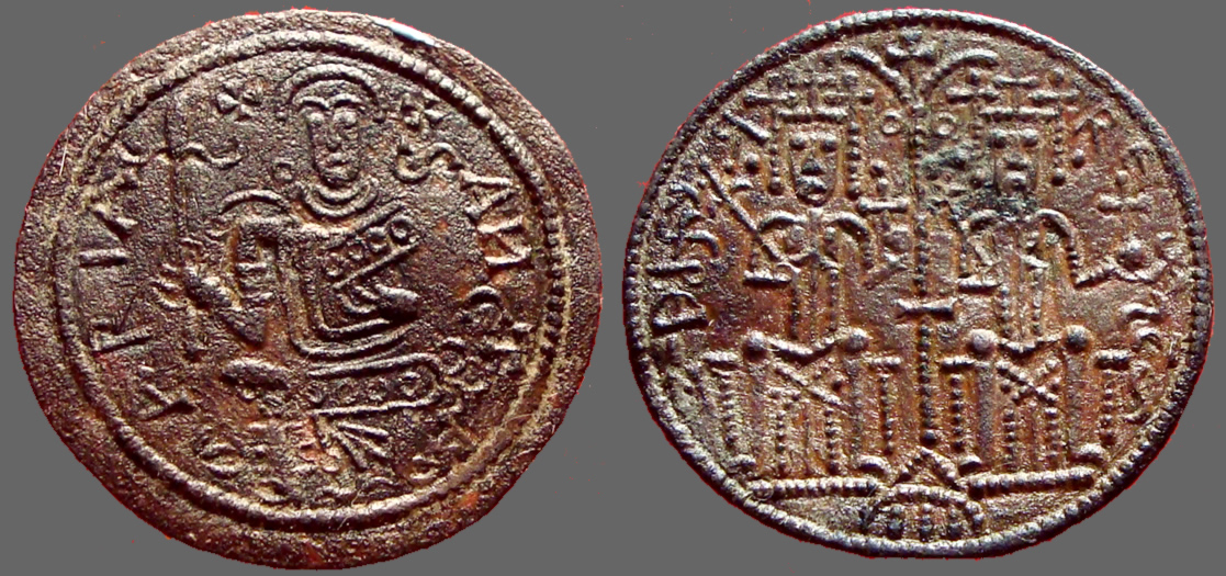 Hungary, Bela III.1172-1196 AE27 Denar | Byzantine Coins