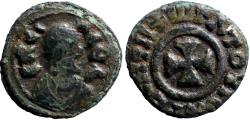 Ancient Coins - Axumite Kingdom. Ezanas AE14 Lepton