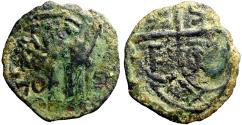 Ancient Coins - Crusaders, Antioch. Tancred AE22 Follis