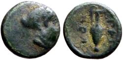 Ancient Coins - Mysia, Prokonnesos AE10.5 Female head / Oenochoe