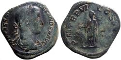 Ancient Coins - Severus Alexander AE31 Sestertius. Severus sacraficing. Rome