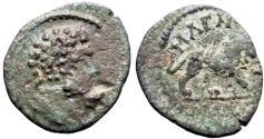 Ancient Coins - Lydia, Magnesia ad Sipylum AE15 Herakles / Lion
