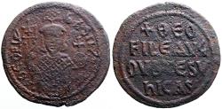 Ancient Coins - Theophilus AE28 Follis. Constantinople