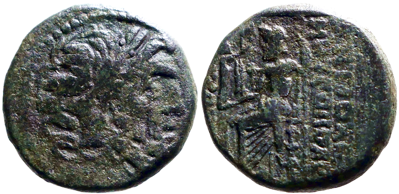 Pieria SIR-350　　ドウシシャ Syria, Seleucis and Pieria. Antiochia ad Orontem AE19