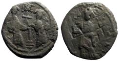Ancient Coins - Constantine X and Eudocia AE27 Follis