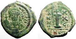 Ancient Coins - Justinian I AE21 Decanummium. Antioch  year 28