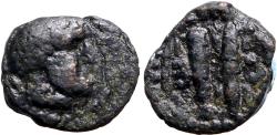 Ancient Coins - Pisidia, Selge AE12 Herakles & club / Thunderbolt & bow