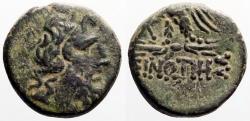 Ancient Coins - Paphlagonia, Sinope AE17 Zeus / Eagle on thunderbolt