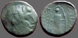 Ancient Coins - Phrygia, Apameia AE18 Zeus / Cult statue of Artemis Anaïtis