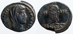 Ancient Coins - Constantine I The Great AE4 Constantine veiled and standing right