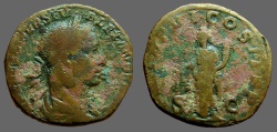 Ancient Coins - Severus Alexander AE Sestertius.