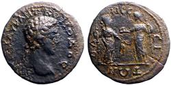 Ancient Coins - Commodus AE22 Moesia Inferior, Odessos. Kore w. Demeter