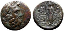 Ancient Coins - Phrygia, Apameia AE20 Zeus / Cult statue of Artemis Anaïtis