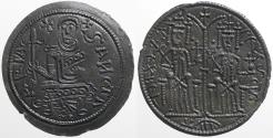 Ancient Coins - Hungary. Bela III AE26 Denar