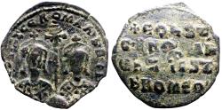 Ancient Coins - Constantine VII Porphyrogenitus & Romanus I AE27 Follis. Constantinople