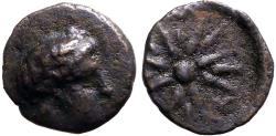 Ancient Coins - Mysia, Gambrion AE10 Apollo / Star